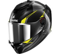 Shark Spartan GT Pro Kultram Carbon Casco, nero-giallo, taglia M per maschi