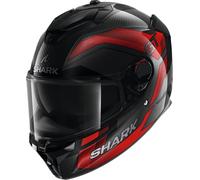 Shark Spartan GT Pro Ritmo Carbon Casco, nero-grigio-rosso, taglia XS per maschi