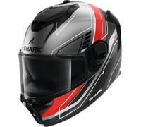 Shark Spartan GT Pro Toryan Casco, nero opaco/grigio/rosso, Taglia S (55/56)