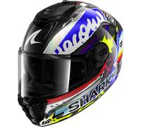 SHARK Casco integrale SPARTAN RS Carbon Streetrush Blu/Rosso Taglia XS