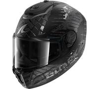 SHARK Casco Integrale SPARTAN RS REPTAIA Nero Opaco Taglia XS