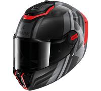 Shark Spartan RS Shawn Carbon Casco, nero-rosso, taglia L per maschi