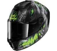 Shark Spartan RS Shaytan Casco, nero-verde, taglia XS per maschi