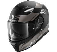 Shark Spartan Strad casco, nero opaco/grigio, Taglia XS (53/54)