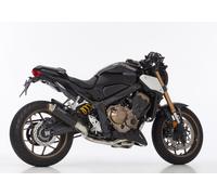 SHARK EXHAUST SRC 4 alluminio elossato nero, nero