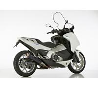 SHARK EXHAUST SRC 4 alluminio elossato nero, nero