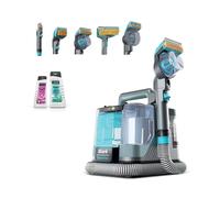 Shark StainStriker HairPro Pet, Pulitore con Aspirazione 450W, Estrattore Peli Anti-Intasamento, Rimuove Macchie e Odori Ostinati, Leggero e Portatile, 4 Accessori e 2 Soluzioni Detergenti PX250EUCP
