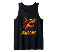 Shark Stay Jawsome Vintage Ragazzo Surf Shop Shark Canotta