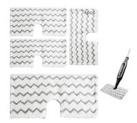Shark Steam Mop - Confezione da 4 panni di ricambio per scopa a vapore S6001UK S6003UK, in microfibra, lavabili, assorbenti, adatti per scopa a vapore tascabile Klik n' Flip