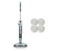 Shark Steam Mop Scopa a Vapore Steam & Scrub Automatica con Steam Blaster e 6 Panni Dirt Grip, 3 Impostazioni Vapore, Rimozione Sporco, Per tutti i Pavimenti Duri, Filo 8m, Verde Salvia, S8201EUCP