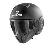 SHARK Street Drak, Casco de Moto Uomo, Nero, XS