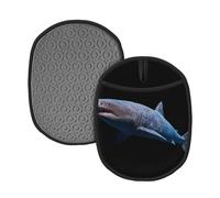 Shark Swimming - 2 cuscinetti anti-scottature, pieghevoli, adatti per pentole calde, teglie da forno, ciotole da zuppa