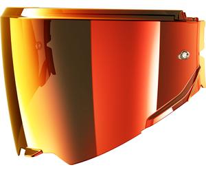 Shark VZ3903, scudo specchiato L male Rosso A Specchio