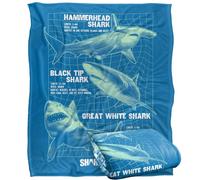 SHARK WEEK: TELEVISION SERIES Silky Touch Super Soft Throw Blanket 152 x 127 cm-
