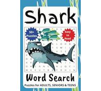Shark Word Search Puzzle Book: Unleash Ocean Adventures with Intriguing Challenges, Featuring Sharks, Species, and Evolutions | 6x9 Inches, 110 Pages ... Gift for Vacations, Holidays and Free Times
