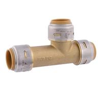SharkBite Max 3/4 di pollice Slip Tee, Push to Connect Ottone Plumbing Fitting, Rame e CPVC, UR3370A
