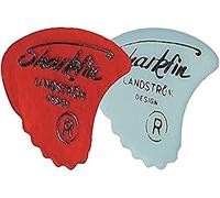 Sharkfin GP101 Plettro/Plettro Sweden Goldprint, 0,52 mm, morbido, rosso, 12 pezzi