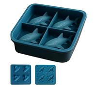 Sharkmold Trayset, Cavitymold Chill Block Setbox, Fourcell Freezeform with Sculpt Systemkit, Oceanic Silicone Mouldbox, Sharkshape with Artisticform, Icetrayset for Picnic Party