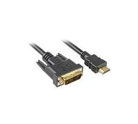 Sharkoon 4044951009053 cavo e adattatore video 2 m HDMI DVI-D Nero (Sharkoon adapter cable - 2 m) NEW