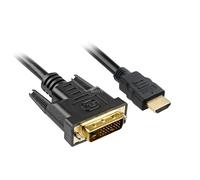 SHARKOON 4044951015221 ADAPTADOR DE CABLE DE VÍDEO 3 M HDMI DVI-D NEGRO