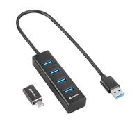 Sharkoon 4044951037582 USB 3.2 Gen 1 (3.1 Gen 1) Type-C USB 3.2 Gen 1 (3.1 Gen
