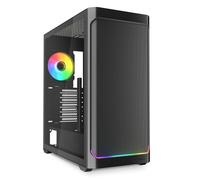 AK4WRGBSTRIPBLACK ATX 2X U3, 1X TYPE-C, 4X 120 ARGB