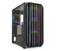 AK5MRGBBLACK ATX 2X U3, 1X TYPE-C, 4X 120 ARGB