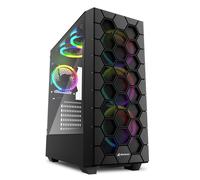 SHARKOON CASE ATX RGB HEX PANNELLO IN VETRO NO ALIM