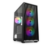 SHARKOON CASE 2X U3, VETRO TEMPERATO, 4X 120 RAINBOW LED FAN NEW