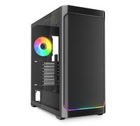 AK4WRGBSTRIPBLACK ATX 2X U3, 1X TYPE-C, 4X 120 ARGB
