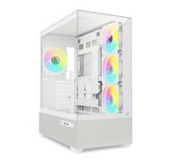 Sharkoon Case PC AK7 ATX ARGB Vetro temperato x2 Bianco