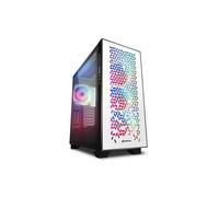 SHARKOON CASE GAMING ELITE SHARK CA300H WHITE RGB ATX NO ALIMENTATORE - BIANCO