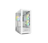 SHARKOON CASE REBEL C60 RGB WHITE RGB