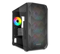 Case PC Sharkoon MK3 RGB Micro Torre Nero con Vetri Temperati e Ventilazione AvanzataCase PC Sharkoon MK3 RGB Micro Torre Nero con Vetri Temperati e Ventilazione Avanzata