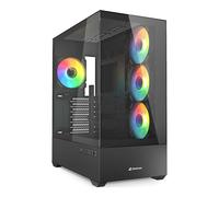 Sharkoon Case PC AK6 RGB Nero con Ventole e Illuminazione Multi