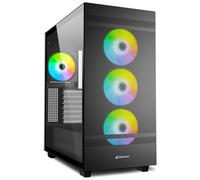 Sharkoon - Case Rebel C50 RGB Full Tower ATX / Micro-ATX / Mini-ITX 3 Porte USB 3.1 Colore Nero (Finestrato)