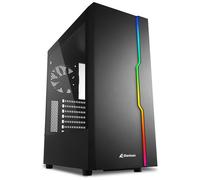 SHARKOON SLIDER Case RGB Formati Midi-Tower Mini-ITX, Micro-ATX, ATX 2 Porta USB 3.0 Colore Nero