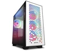 SHARKOON - Case SQUALO ELITE CA300H Tower Mini-ITX / Micro-ATX / ATX / E-ATX Colore Bianco