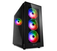 Sharkoon TG5 Pro RGB Vetro temperato USB 3.1 Nero