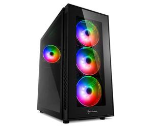 SHARKOON CASE TG5 PRO RGB, ATX, 2xUSB 3.0, 2xUSB 2.0, 7 SLOTS,