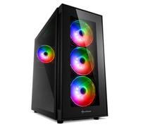 Sharkoon TG5 Pro RGB Vetro temperato USB 3.1 Nero