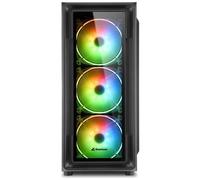 SHARKOON - Case TK4 RGB Middi Tower Mini-ITX / Micro-ATX / ATX Colore Nero