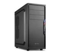 SHARKOON CASE VS4-V ATX 6 SLOTS EXPANSION 2XUSB 3.0 FRONT DRIVE BAY DA 25/35/525 1X120MM FAN FRONT NO PSU COLORE NERO NEW