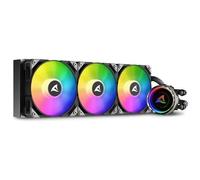 SHARKOON - Dissipatore CPU a Liquido S90 RGB per Socket Intel LGA 115X / 1366/1200/1700/2011/2011-3 / 2066 e Socket AMD TR4/TRX4/AM5/AM4/AM2/FM2/FM1/A