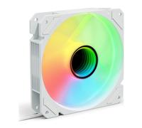 Sharkoon Dissipatore Ventilatore RGB 12 cm Bianco PWM per Case PC