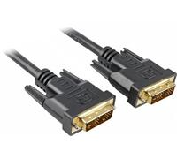 SHARKOON DVI-D/DVI-D (18+1) 2M CABLE DVI NEGRO