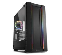 Sharkoon Elite Shark CA200M, Pc case, ARGB, Controller RGB 8 entrate, montaggio schede grafiche verticale ed orizzontale