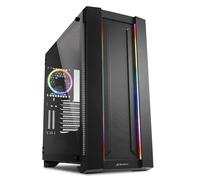 Sharkoon Elite Shark CA200M, Pc case, ARGB, Controller RGB 8 entrate, montaggio schede grafiche verticale ed orizzontale