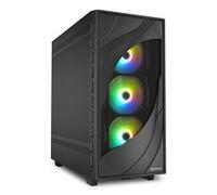 Sharkoon Gehäuse Rebel C80M RGB ATX 1xMetall schwa 4044951041145