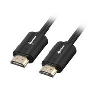 Sharkoon HDMI/HDMI 4K, 5m cavo HDMI HDMI tipo A [Standard] Nero (Sharkoon HDMI med Ethernet-kabel - 5 m) NEW